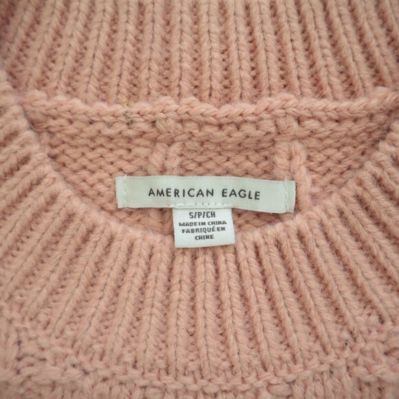 American Eagle Waffle Crewneck Sweater | S - Picture 2 of 6